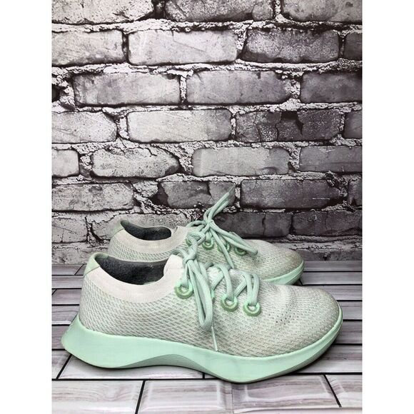 allbirds Tree Dashers Lime Green Running Shoes Casual Sneakers Women Sz 9M US/39 - Picture 2 of 16